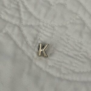 Silver Letter K Pandora Charm